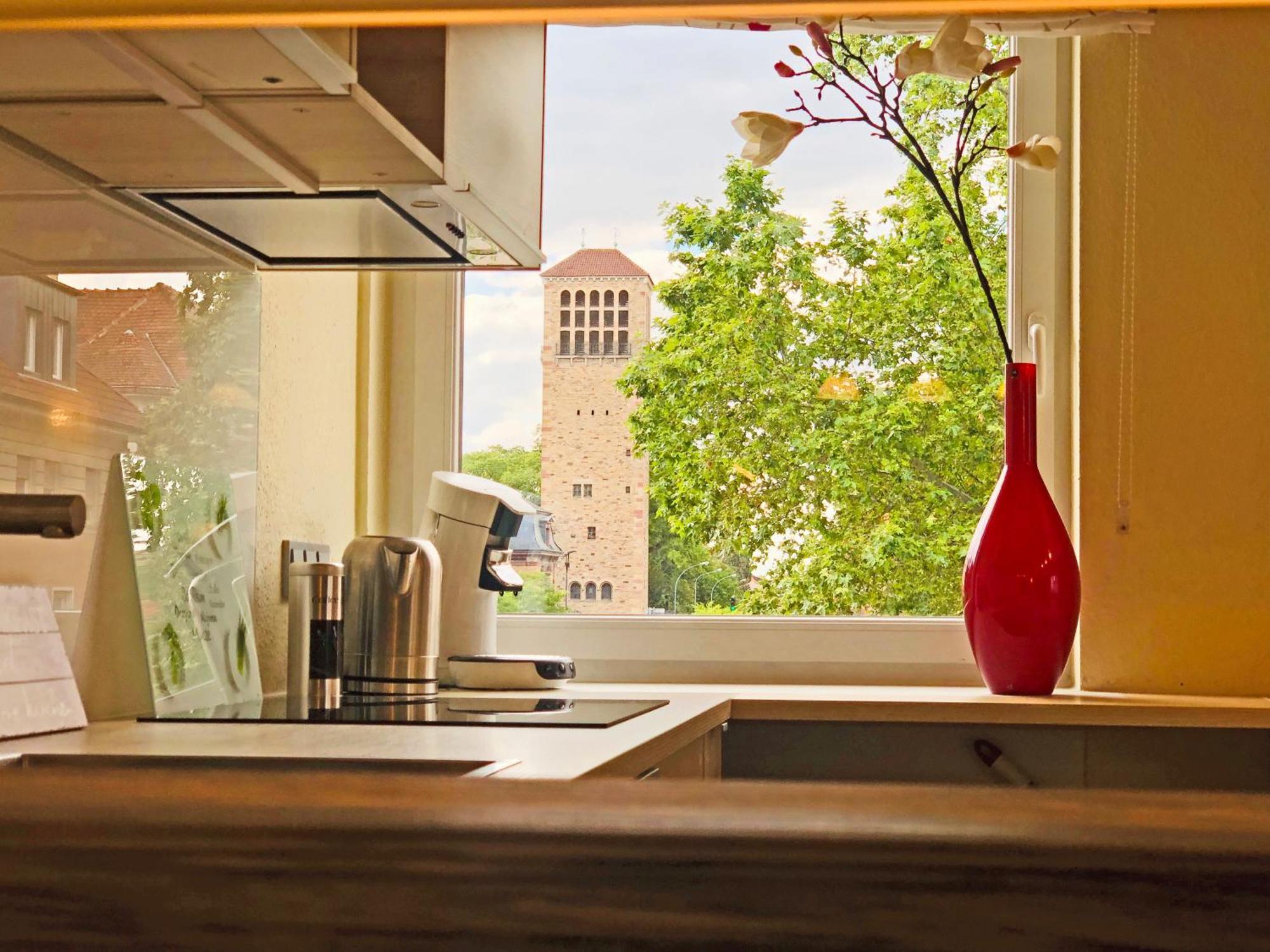 Dompanorama Der Weisse Pfau Apartment Fuer 2-4Pers ชไปยา ภายนอก รูปภาพ